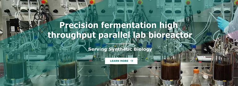 Precision Fermentation High Throughput Parallel Lab Bioreactor, Serving Synthetic Biology