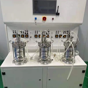 Multistage Single-Wall Glass Bioreactor (Electric Heat)