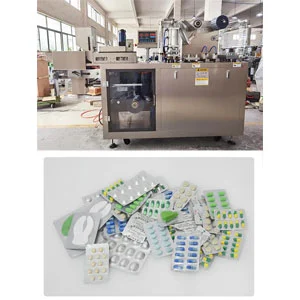 DPP-80 Automatic Aluminum Plastic Blister Packing Machine Capsule Blister Packing Machine