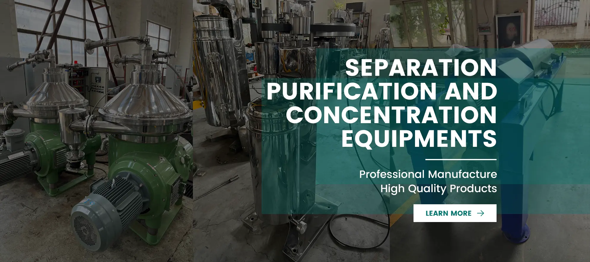 Separation Purification and Concentration Equipments, Professional Manufacture, High Quality Products