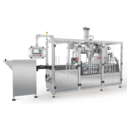 High Speed Linear Type Coffee Capsule Filling and Sealing Machine