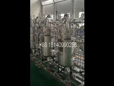 6 union stainless steel parallel bioreactors fermenters