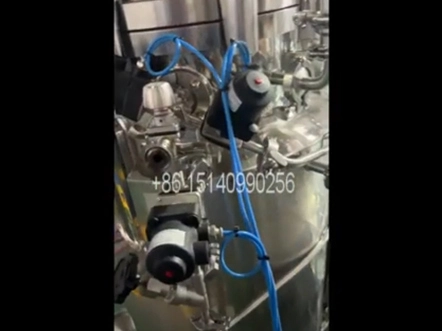 fullly automatic valves group control Feeding and SIP bioreactor fermenter